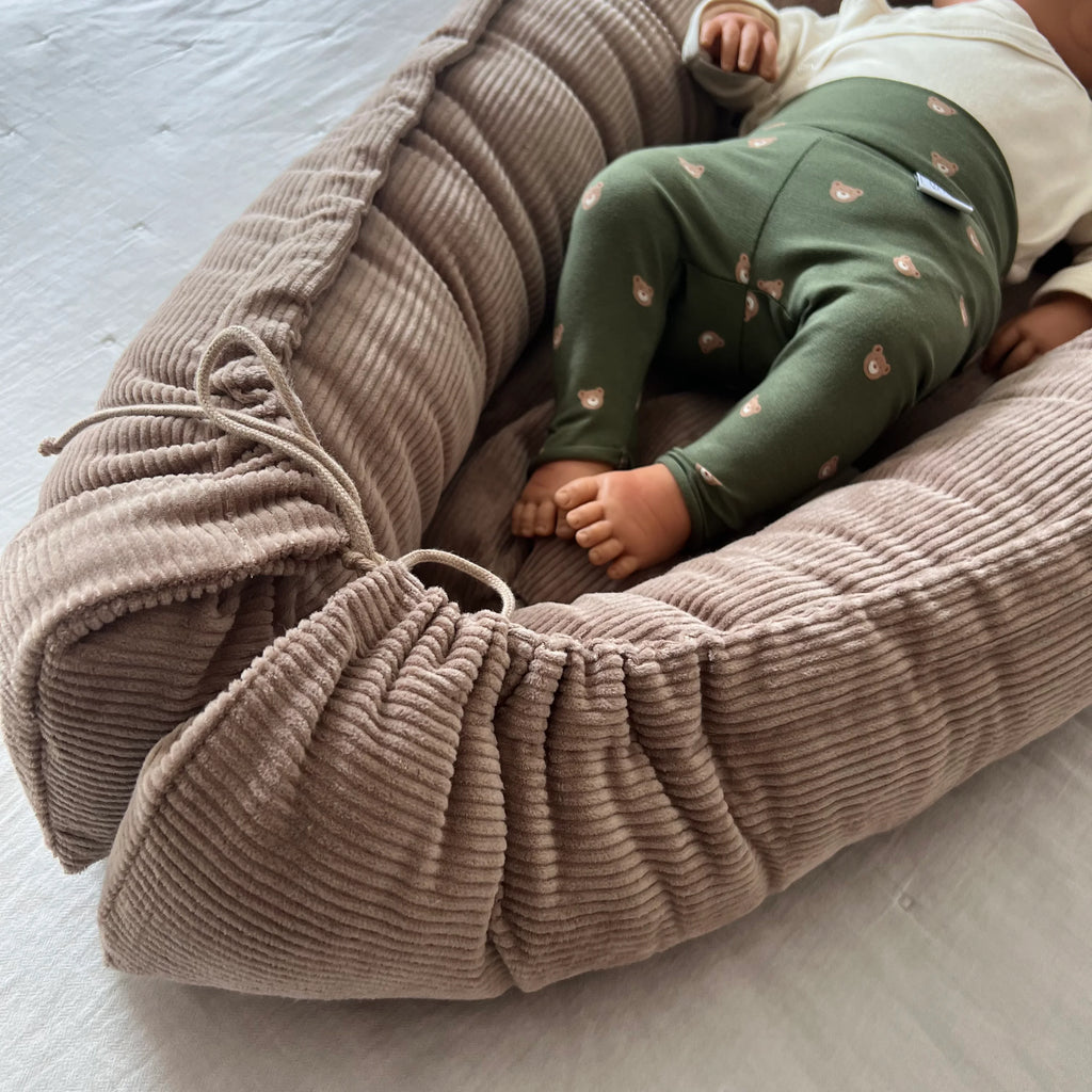 Nestchen Cord taupe