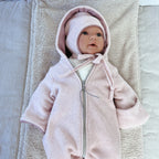 Bio Baumwoll Fleeceoverall rosa