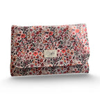 Wickelunterlage Windeltasche 2in1 für unterwegs I Flowers Coral