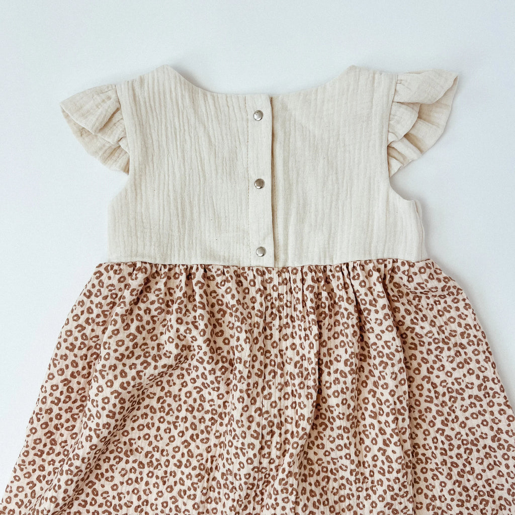 Kleid Baumwoll-Musselin Leo