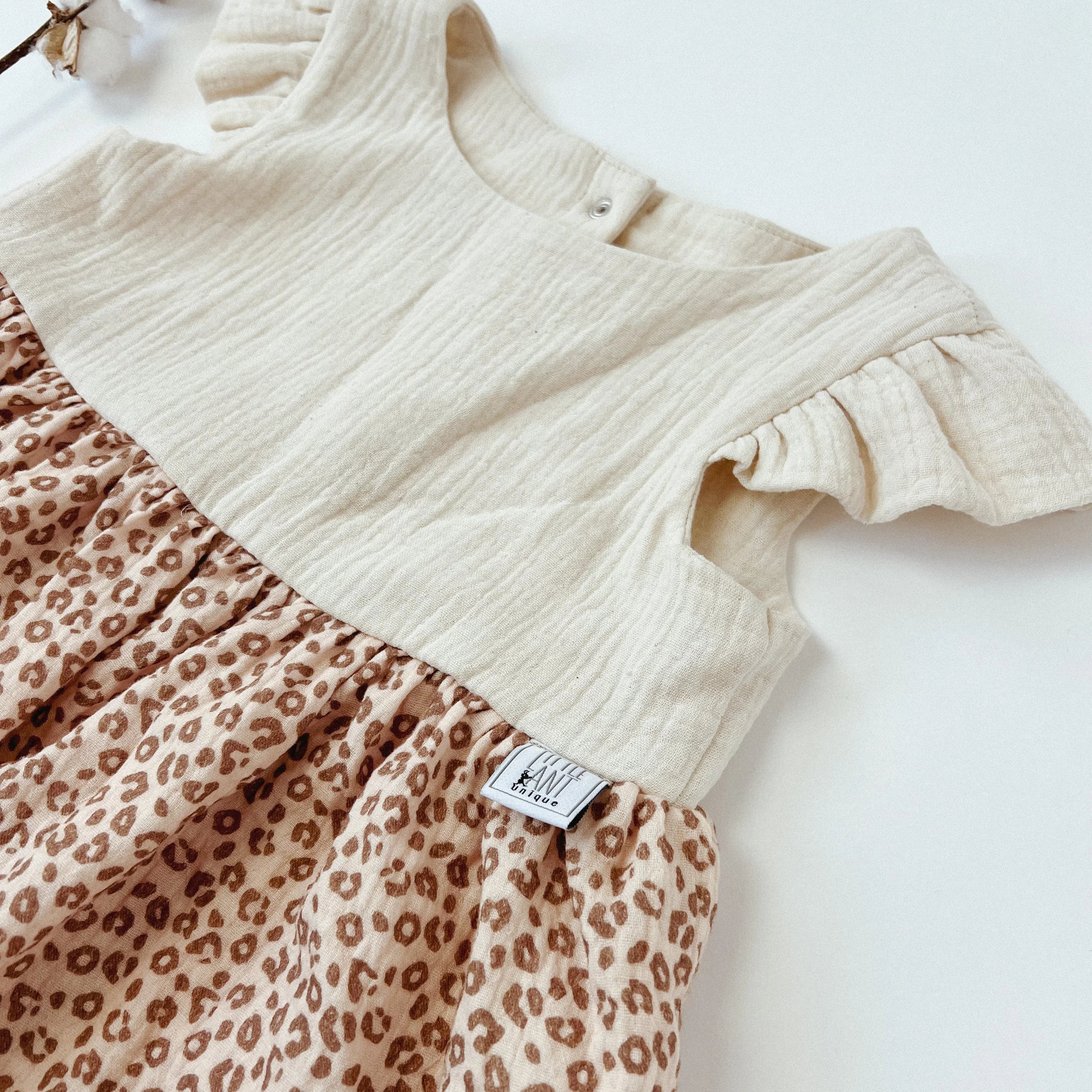 Kleid Baumwoll-Musselin Leo