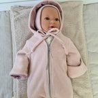 Bio Baumwoll Fleeceoverall rosa