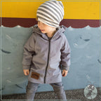 Jacke Softshelljacke Kinderjacke grau