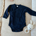Babybody "mitten ins Herz" aus Biobaumwolle mit Wunschnamen
