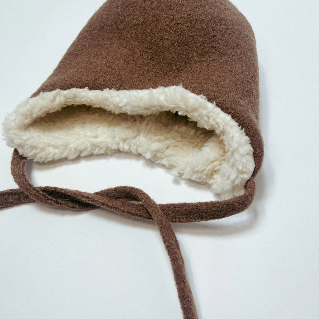 WALKMÜTZE MIT TEDDY GEFÜTTERT