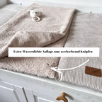 Wickeltischauflage Cord Beige