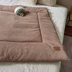 Krabbeldecke I Laufgittereinlage Cord Taupe