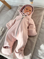 Bio Baumwoll Fleeceoverall rosa
