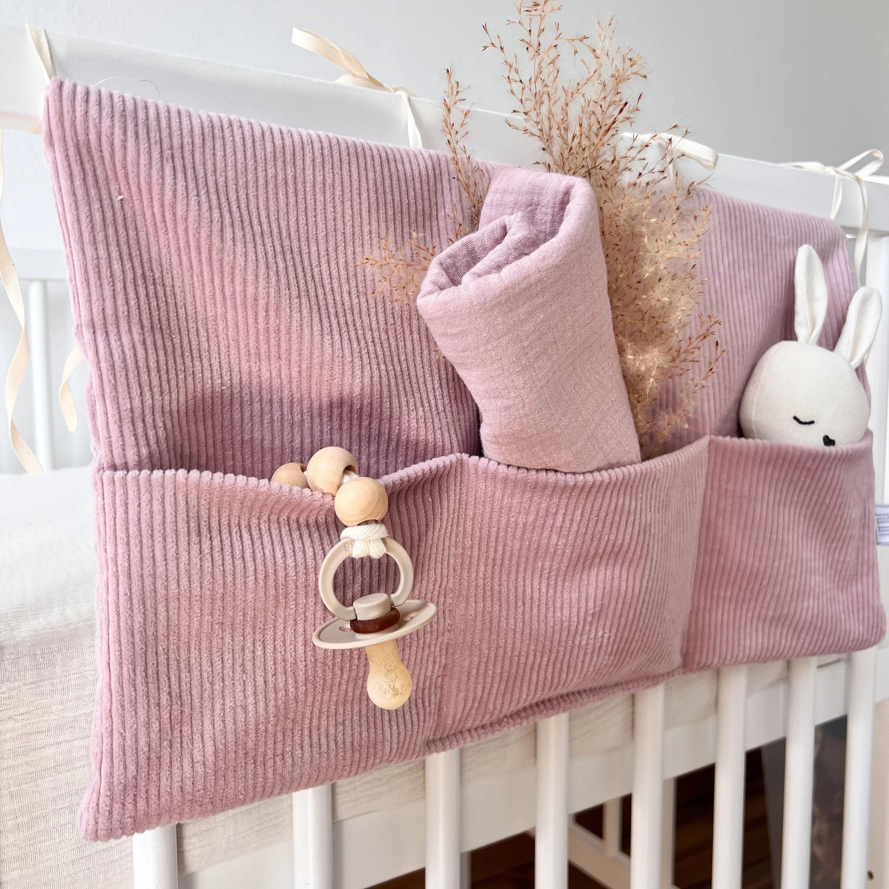 BABYBETTORGANIZER CORD ROSA