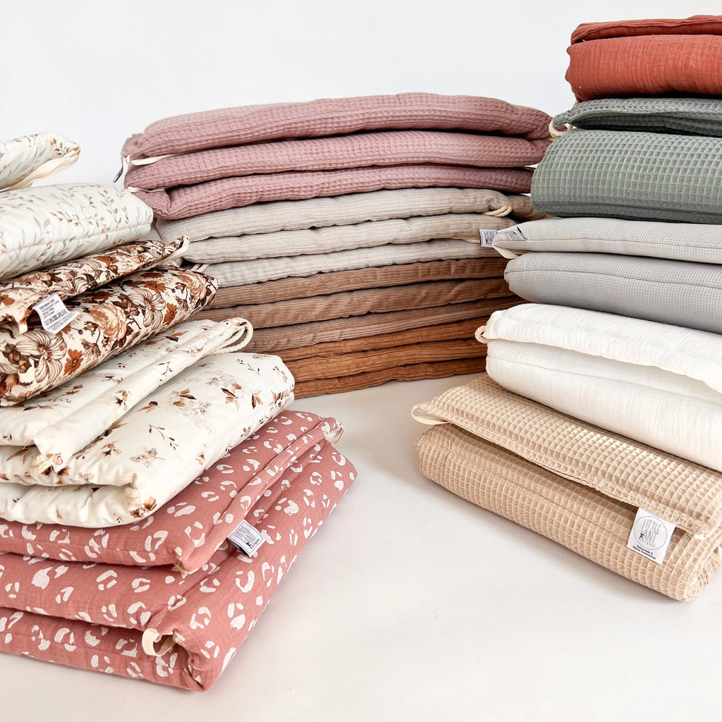 BABYBETTUMRANDUNG CORD CAMEL