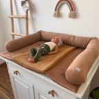 Bettschlange, Wickeltischumrandung cord camel