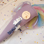 SCHULTÜTE EINHORN LILA