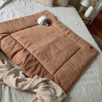 Krabbeldecke Laufgittereinlage Cord Camel