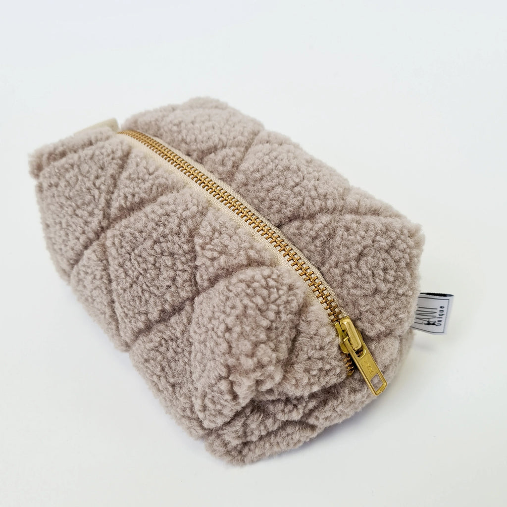 Kulturtasche I Windeletui Teddy beige I Schminktasche