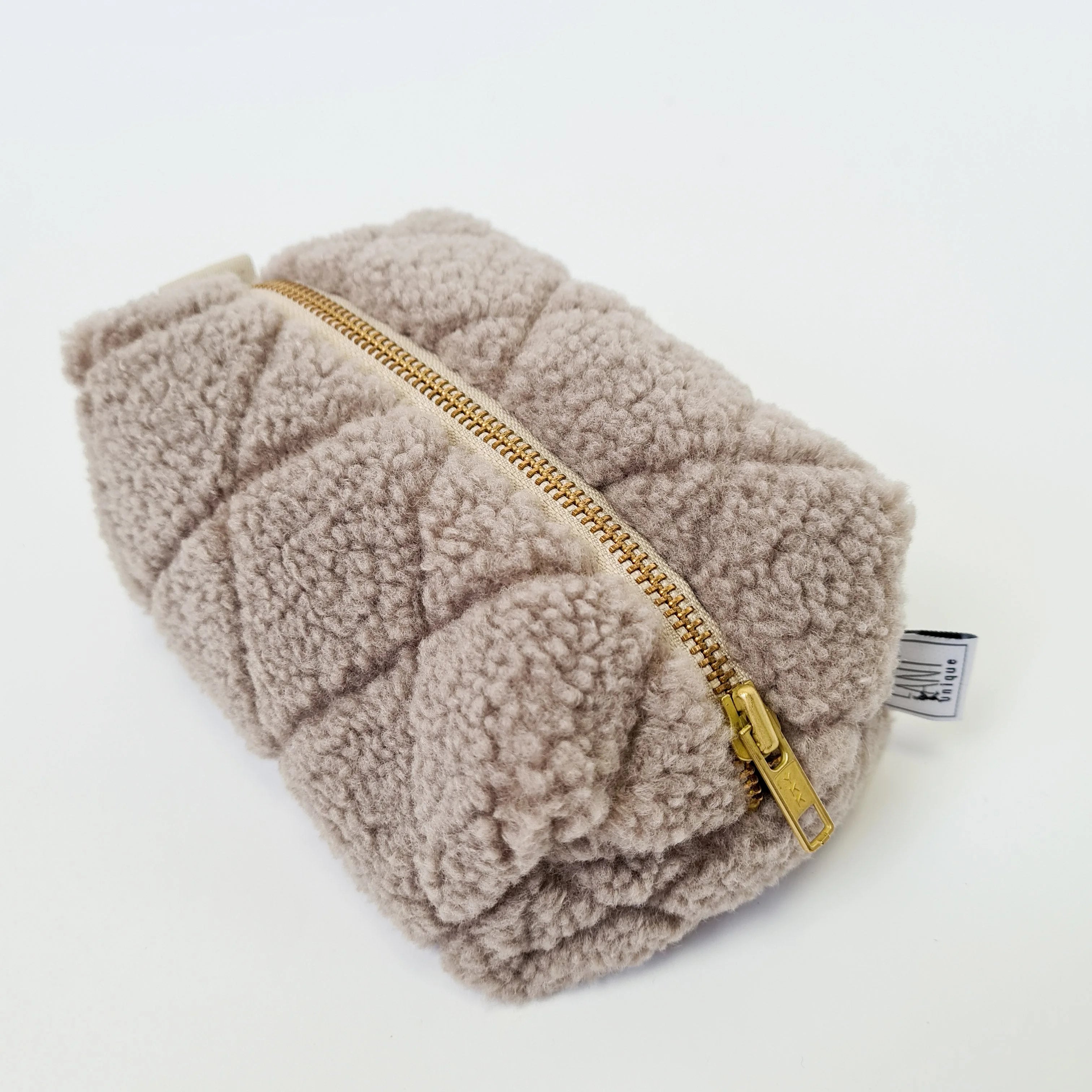 Kulturtasche I Windeletui Teddy beige I Schminktasche