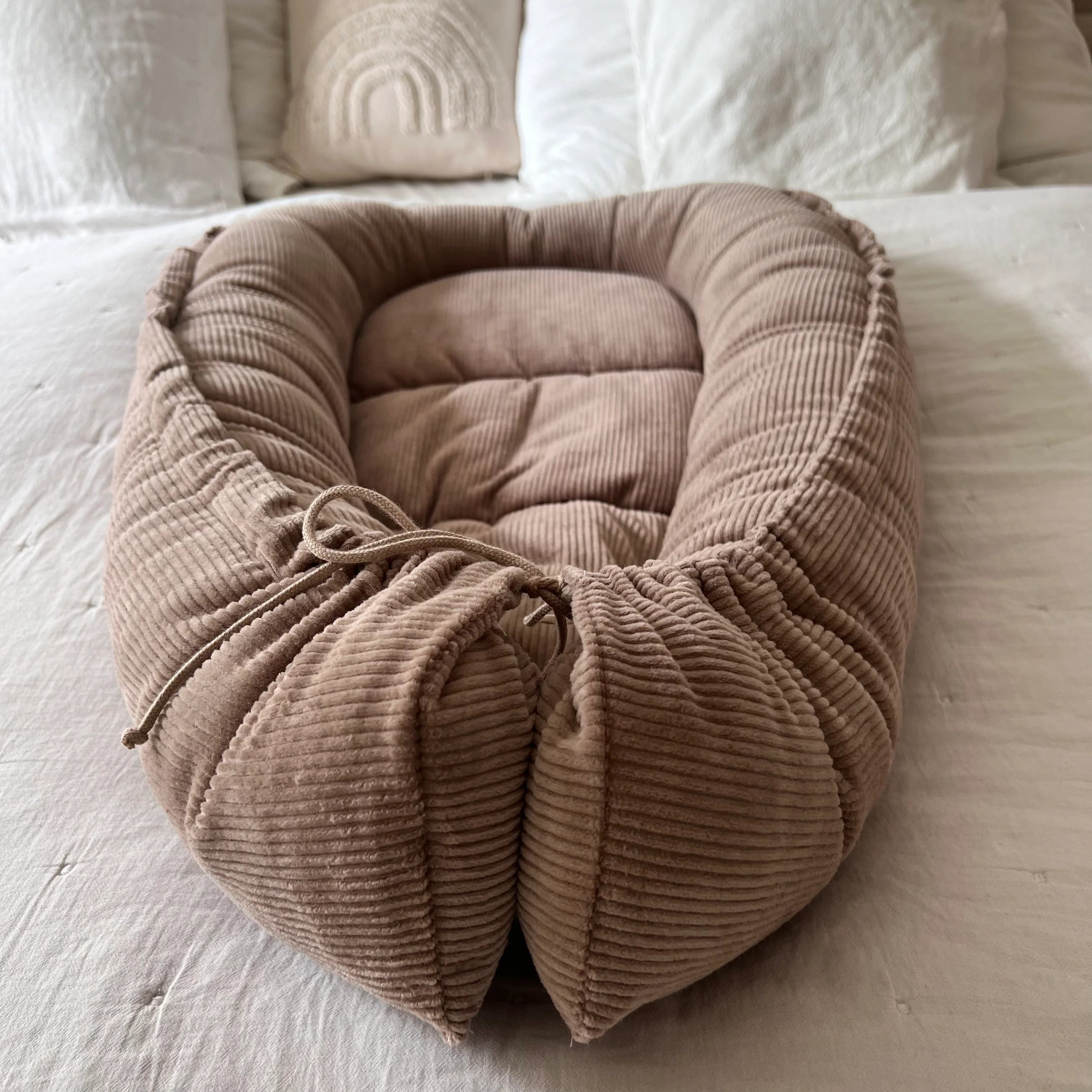 Nestchen Cord taupe