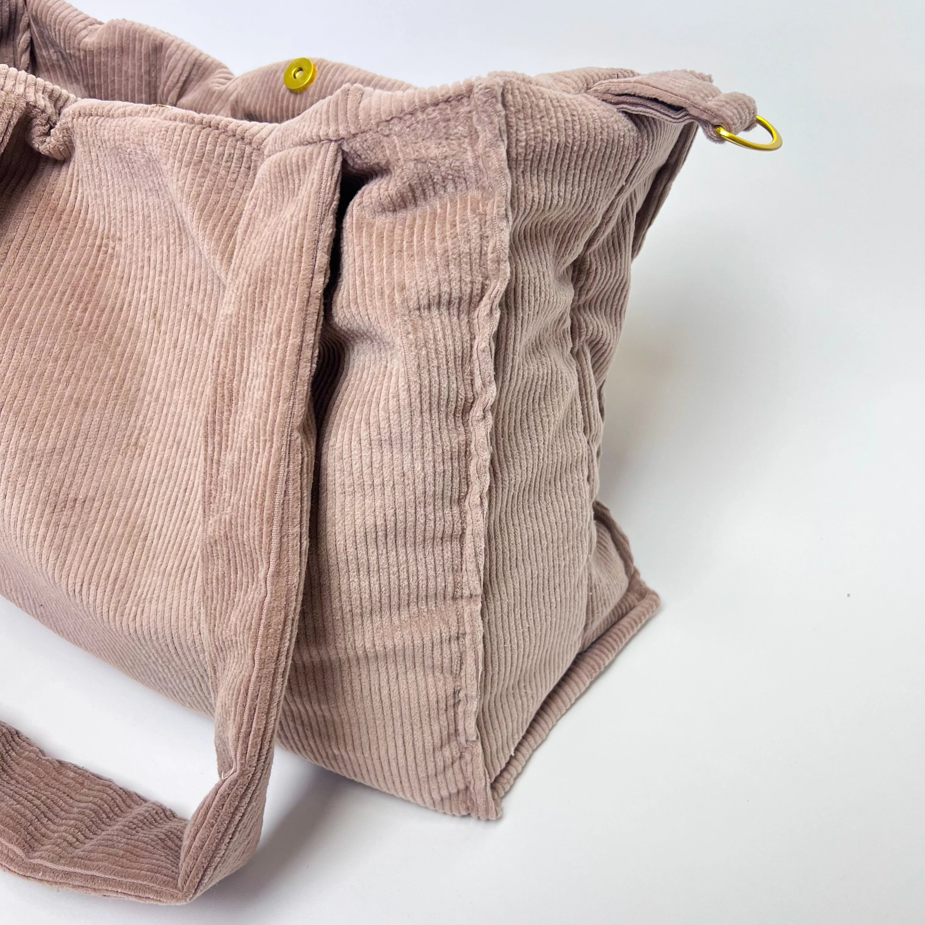 Wickeltasche I Shopper I Cord taupe I Mommy Bag
