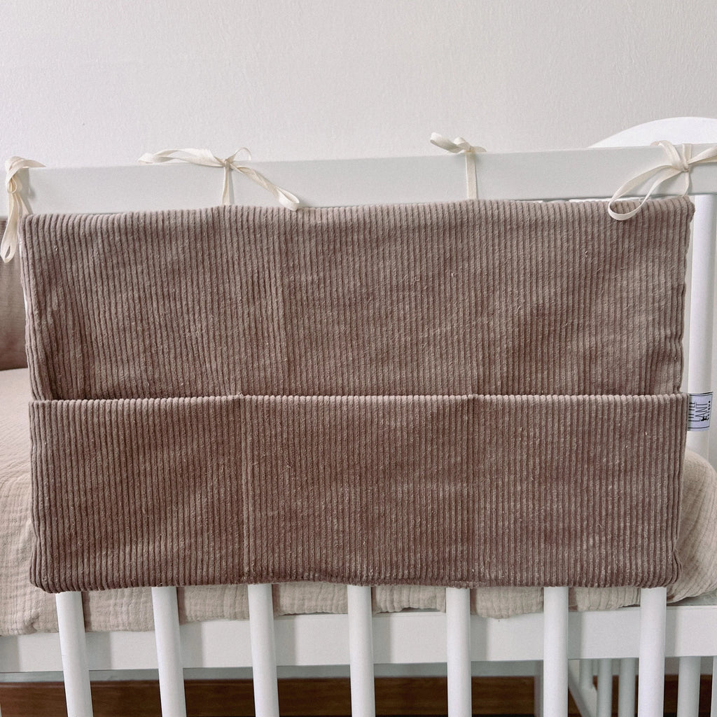 KBABYBETTORGANIZER CORD BRAUN/TAUPE