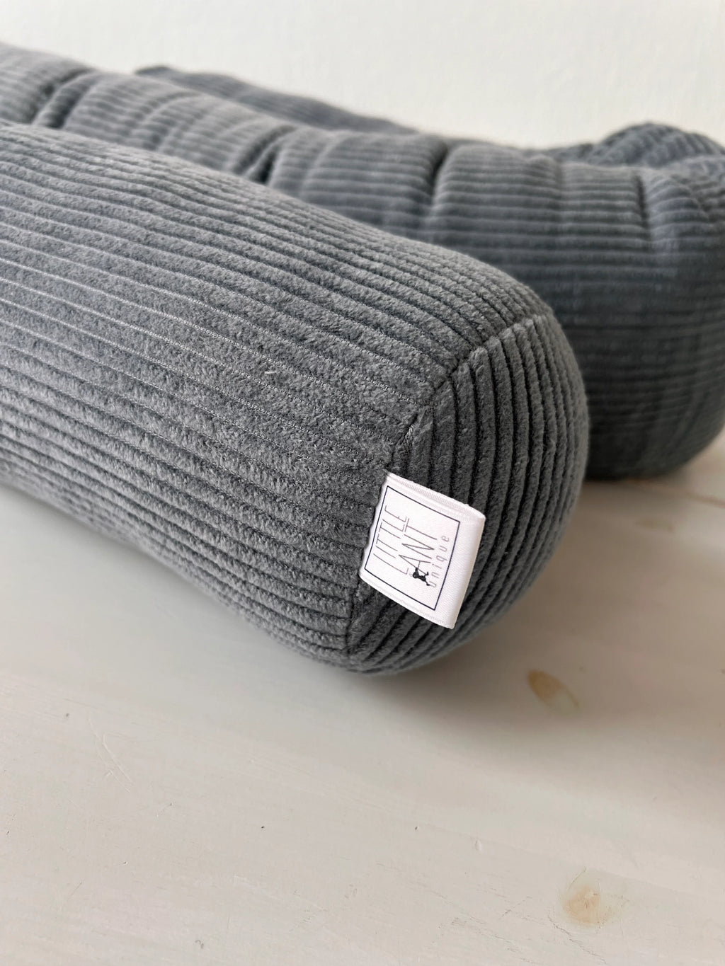 Bettschlange, Wickeltischumrandung cord grau