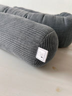 Bettschlange, Wickeltischumrandung cord grau