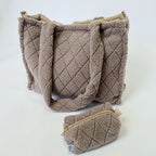 Kulturtasche I Windeletui Teddy beige I Schminktasche