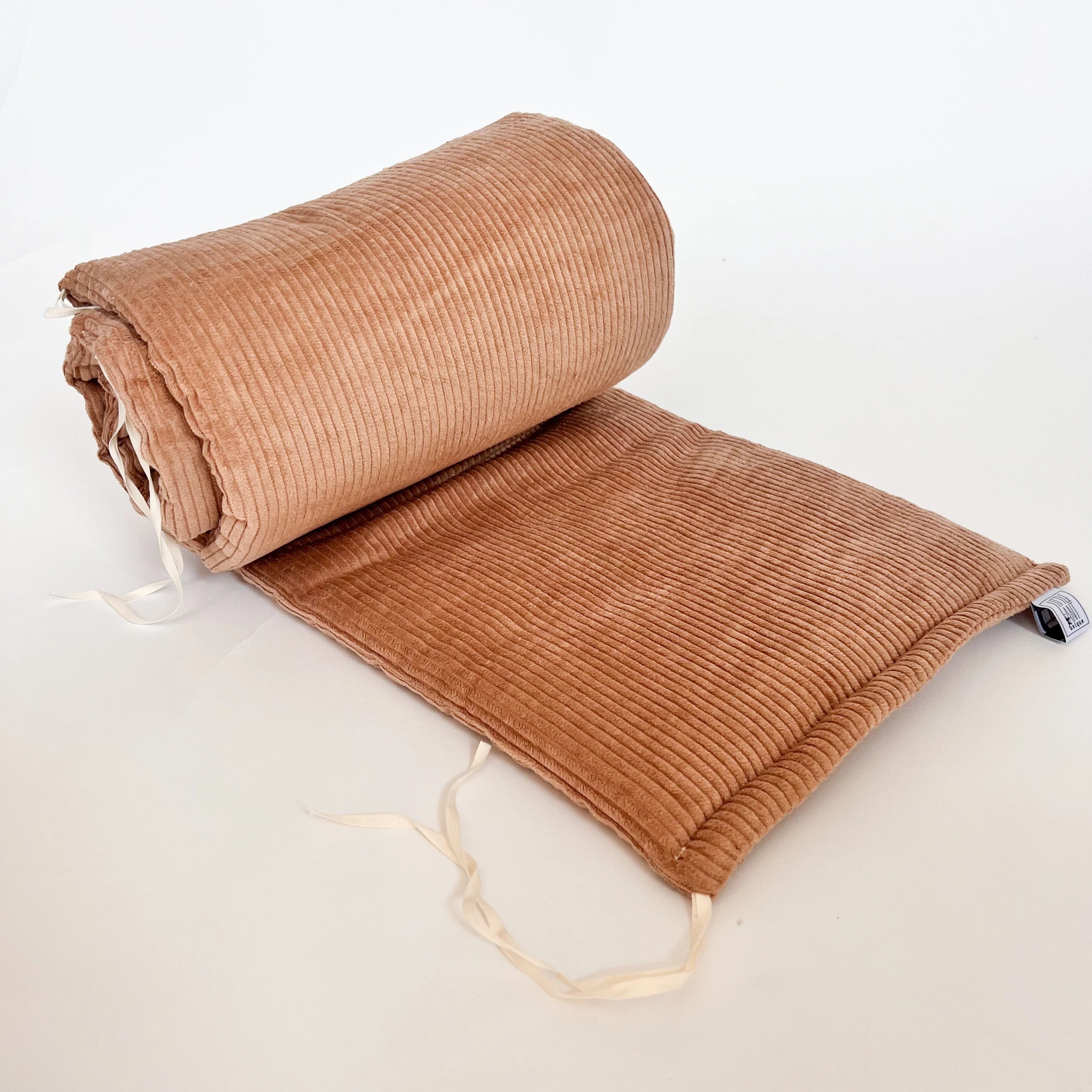 BABYBETTUMRANDUNG CORD CAMEL