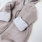 Bio Baumwoll Fleeceoverall beige