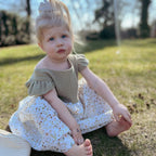 Kleid Baumwoll-Musselin Wildblume