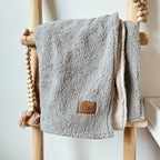 Babydecke I Kinderwagendecke I Kuscheldecke Teddy/Musselin