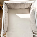 BABYBETTUMRANDUNG CORD BEIGE