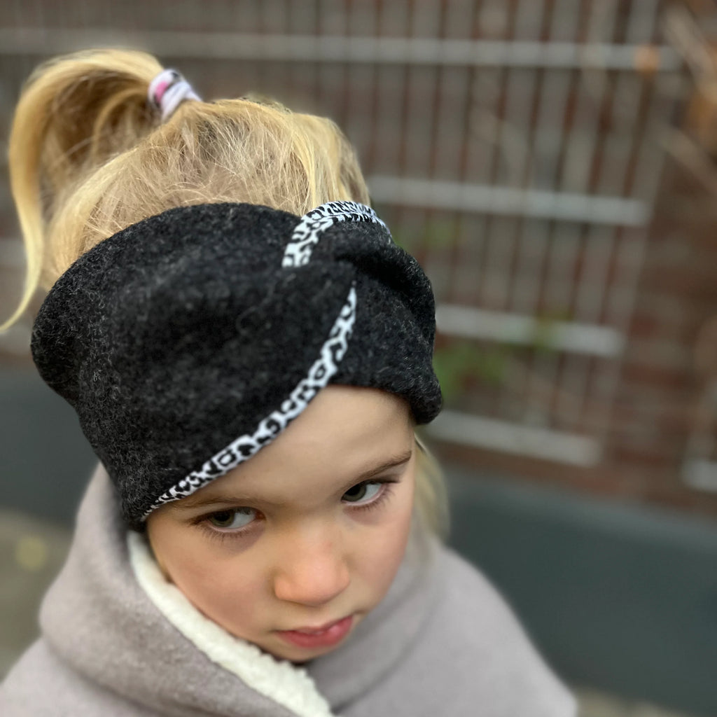 Stirnband Wollwalk für Kinder und Mamas I 100% Schurwolle I