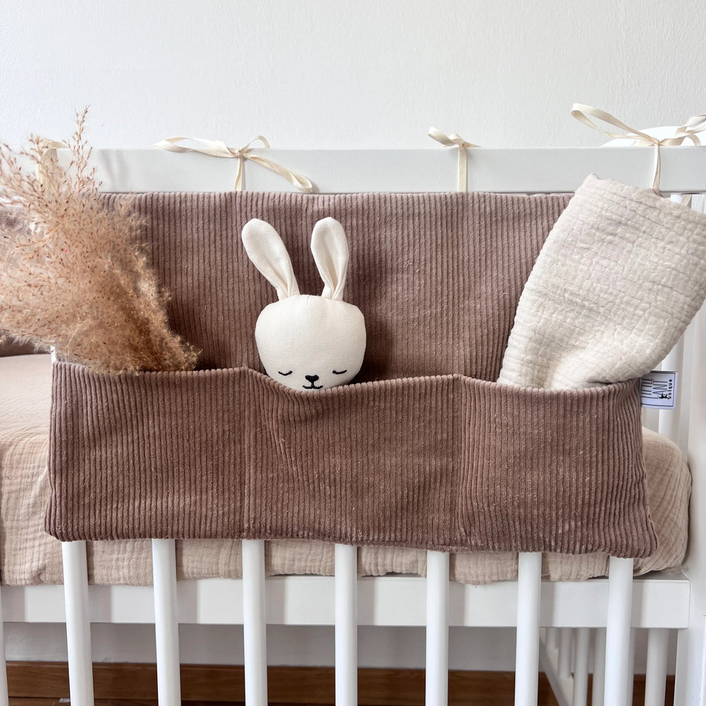 KBABYBETTORGANIZER CORD BRAUN/TAUPE