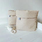 Utensilo Waffelpiqué beige