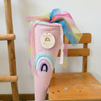 SCHULTÜTE ROSA GLITZER RAINBOW