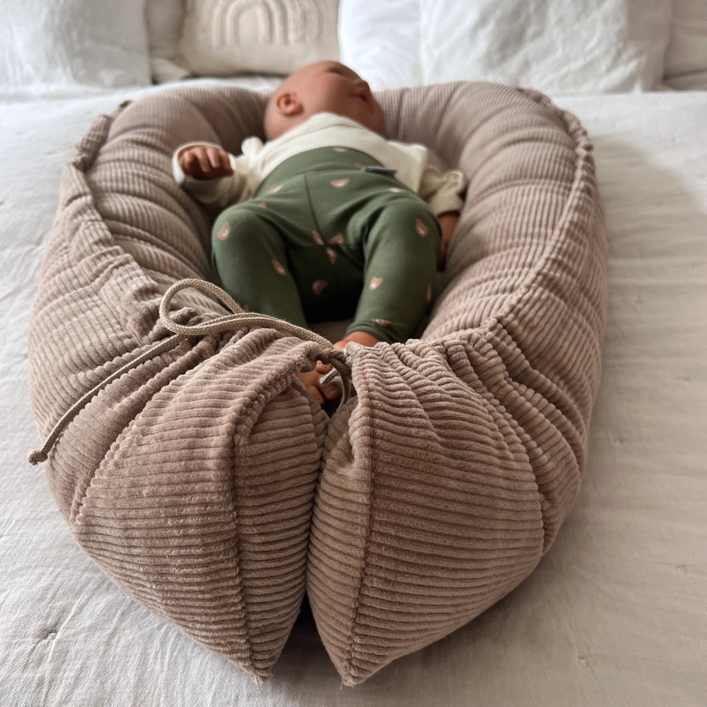 Nestchen Cord taupe