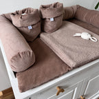 WICKELTISCHAUFLAGE CORD TAUPE