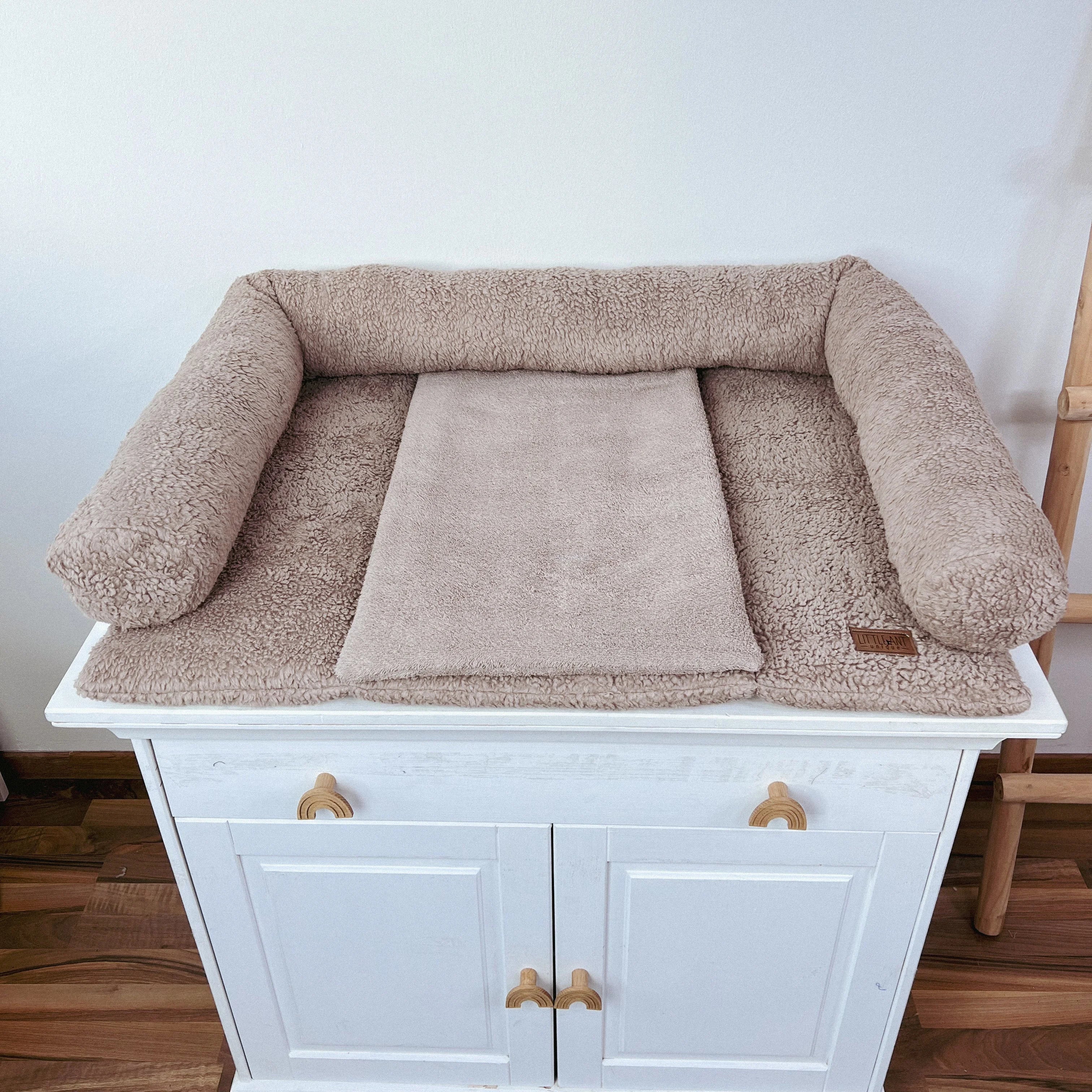 WICKELTISCHAUFLAGE TEDDY BEIGE