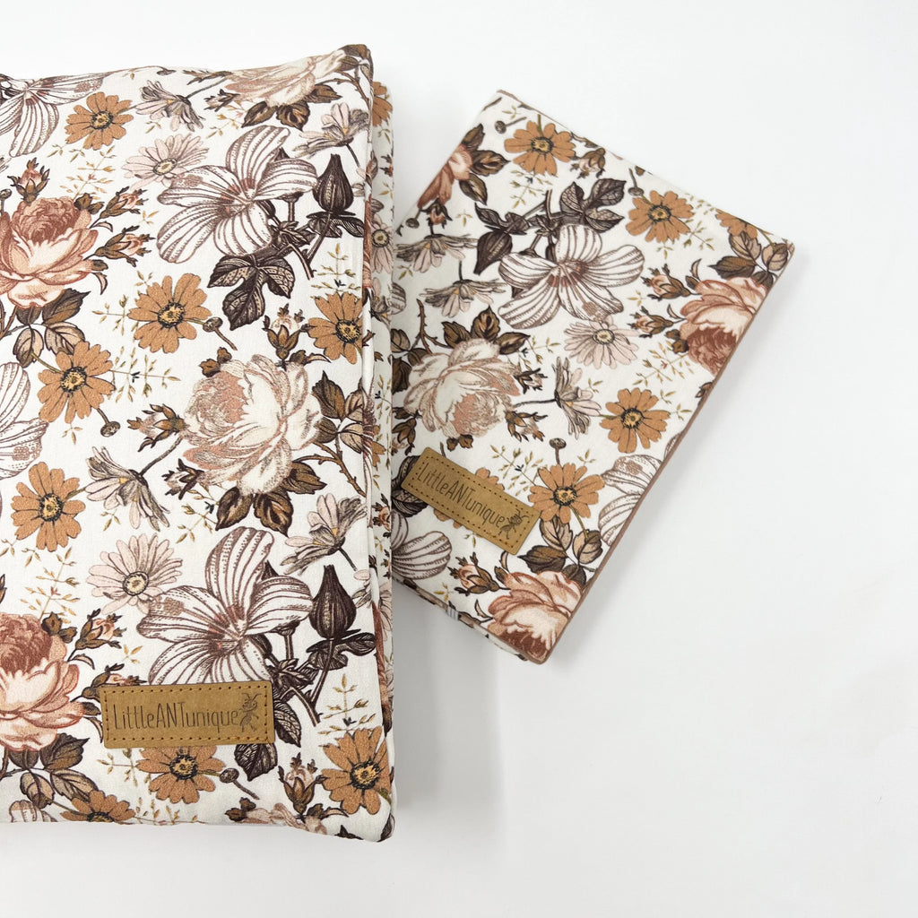 Wickeltasche Windeltasche flower retro