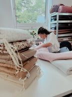 BABYBETTUMRANDUNG WAFFELPIQUE GRAU