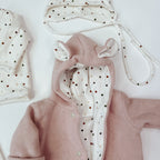 Newbornset Homecoming Bio-Baumwolle Rosa Pünktchen