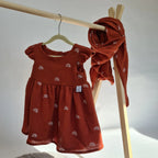 Kleid Baumwoll-Musselin Rainbow