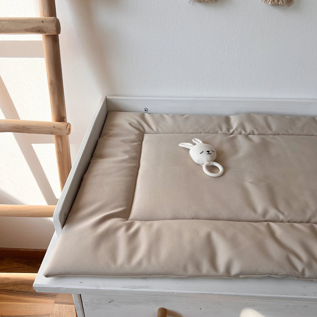 WICKELTISCHAUFLAGE ABWISCHBAR BEIGE