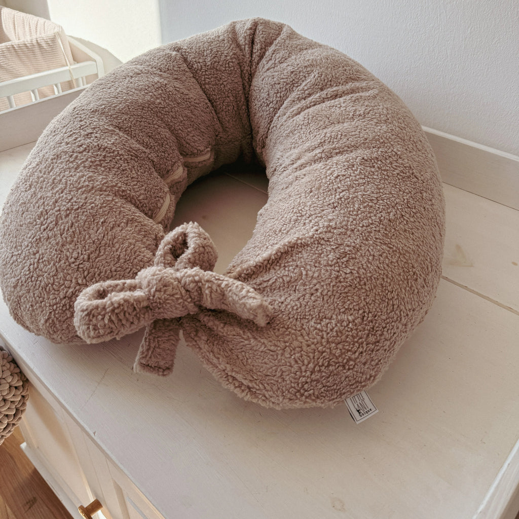 STILLKISSEN / SEITENSCHLÄFERKISSEN TEDDY BEIGE