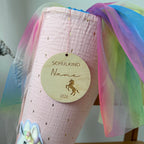 SCHULTÜTE EINHORN REGENBOGENFARBEN