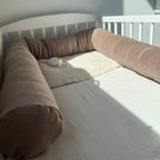 Bettschlange, Wickeltischumrandung Cord taupe