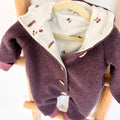 Walkoverall, Winteroverall Violett/Kirschen