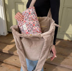 Wickelunterlage Windeltasche 2in1 für unterwegs I Flowers Coral
