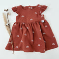 Kleid Baumwoll-Musselin Rainbow