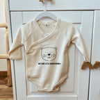 Babybody Bärchen aus Biobaumwolle mit Wunschnamen