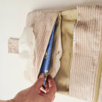 Wickeltasche Windeltasche Cord beige